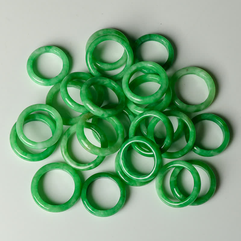 Wear FengShui  Jade Abundance Luck Ring