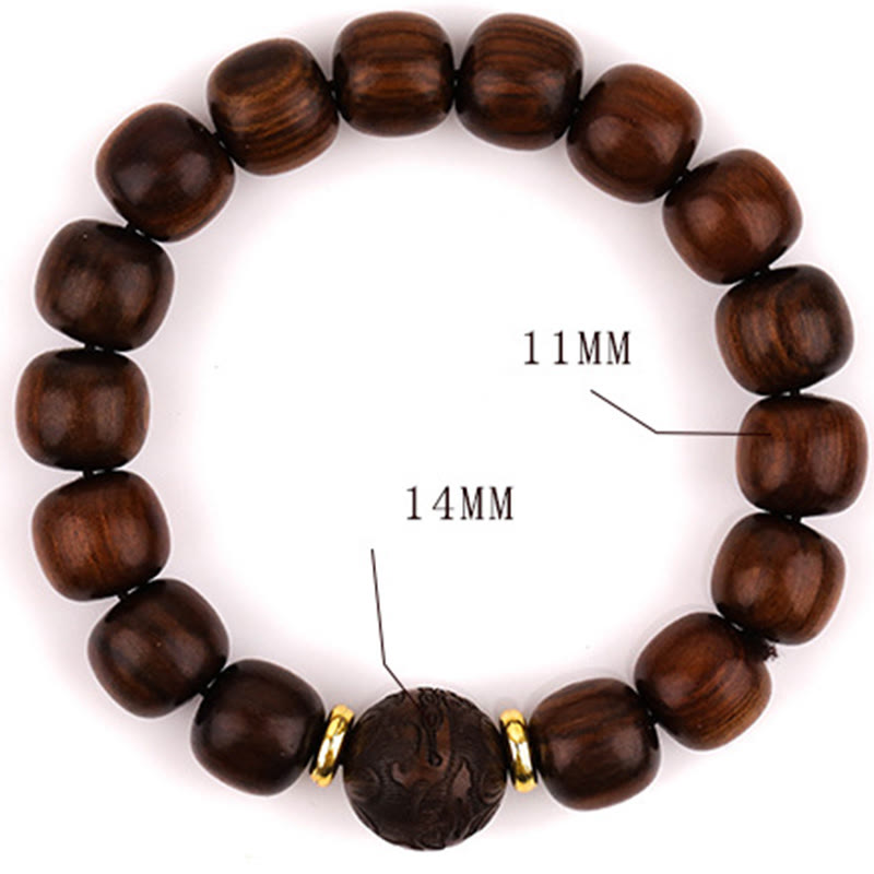Wear FengShui Natural Rosewood Compassion Bracelet