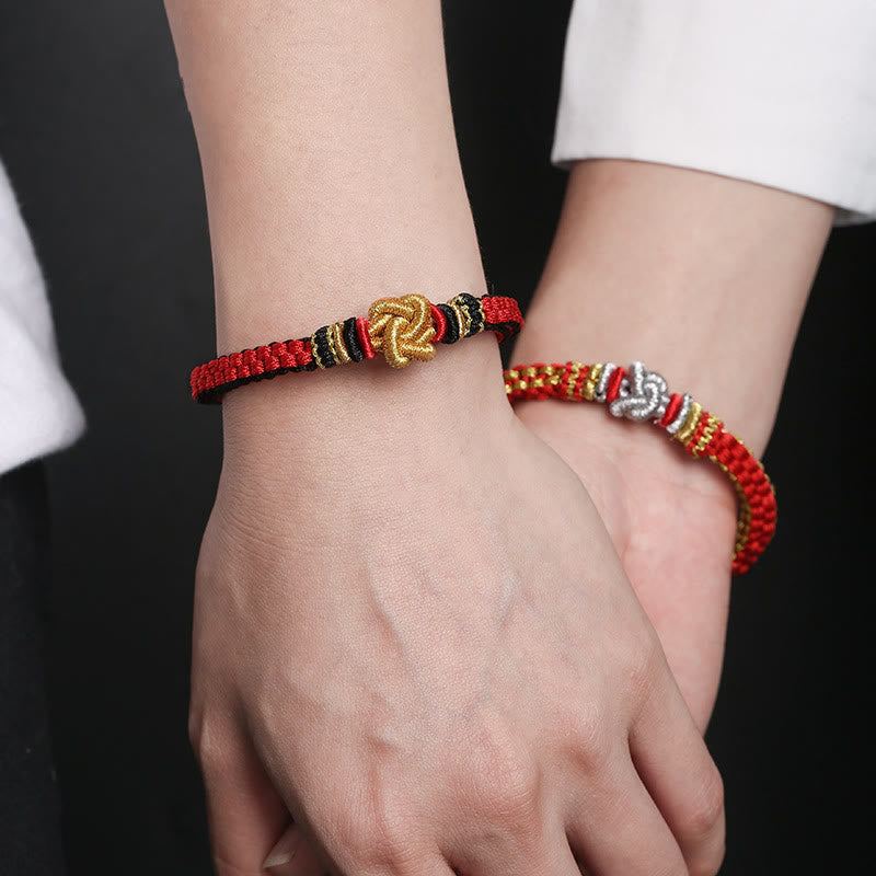 Wear FengShui Colorful Rope True Love Knot Luck Handmade Bracelet