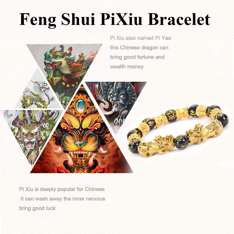 Buddha3bodhi Double Pixiu Obsidian Wealth Bracelet