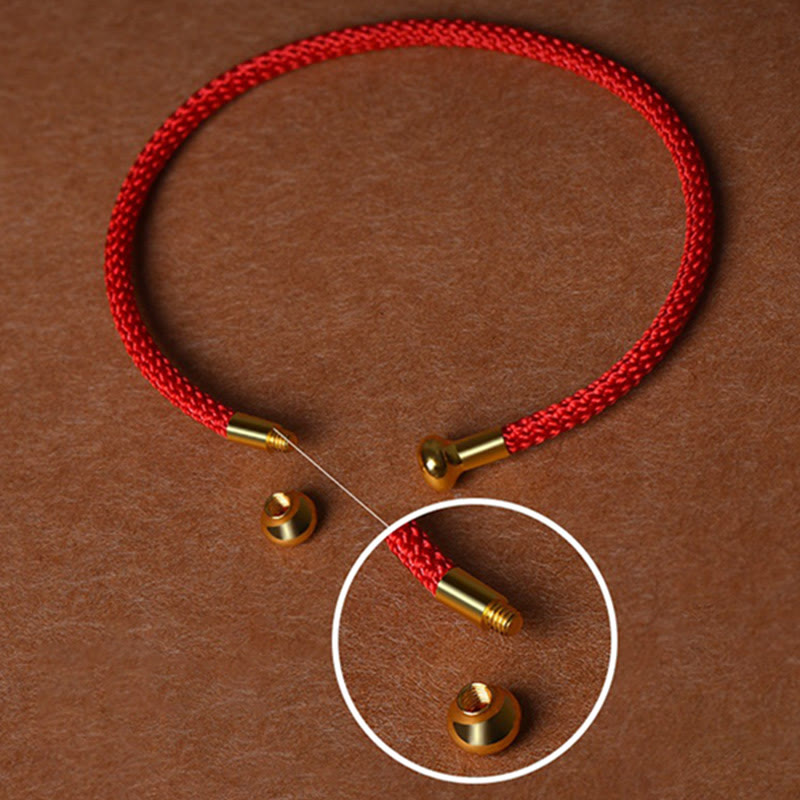 Wear FengShui Simple Design Handmade Luck Braid String Cuff Bracelet