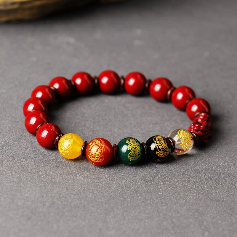 Wear FengShui God Of Wealth Cinnabar PiXiu Blessing Bracelet