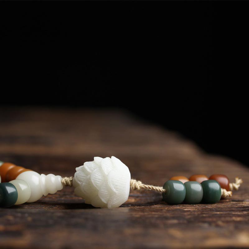 Wear FengShui Bodhi Lotus Mala Harmony Necklace Bracelet