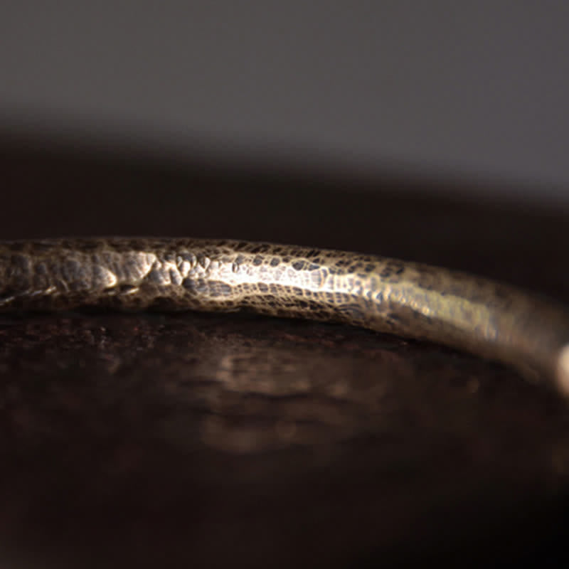 Wear FengShui Rustic Design Copper Balance Adjustable Cuff Bracelet