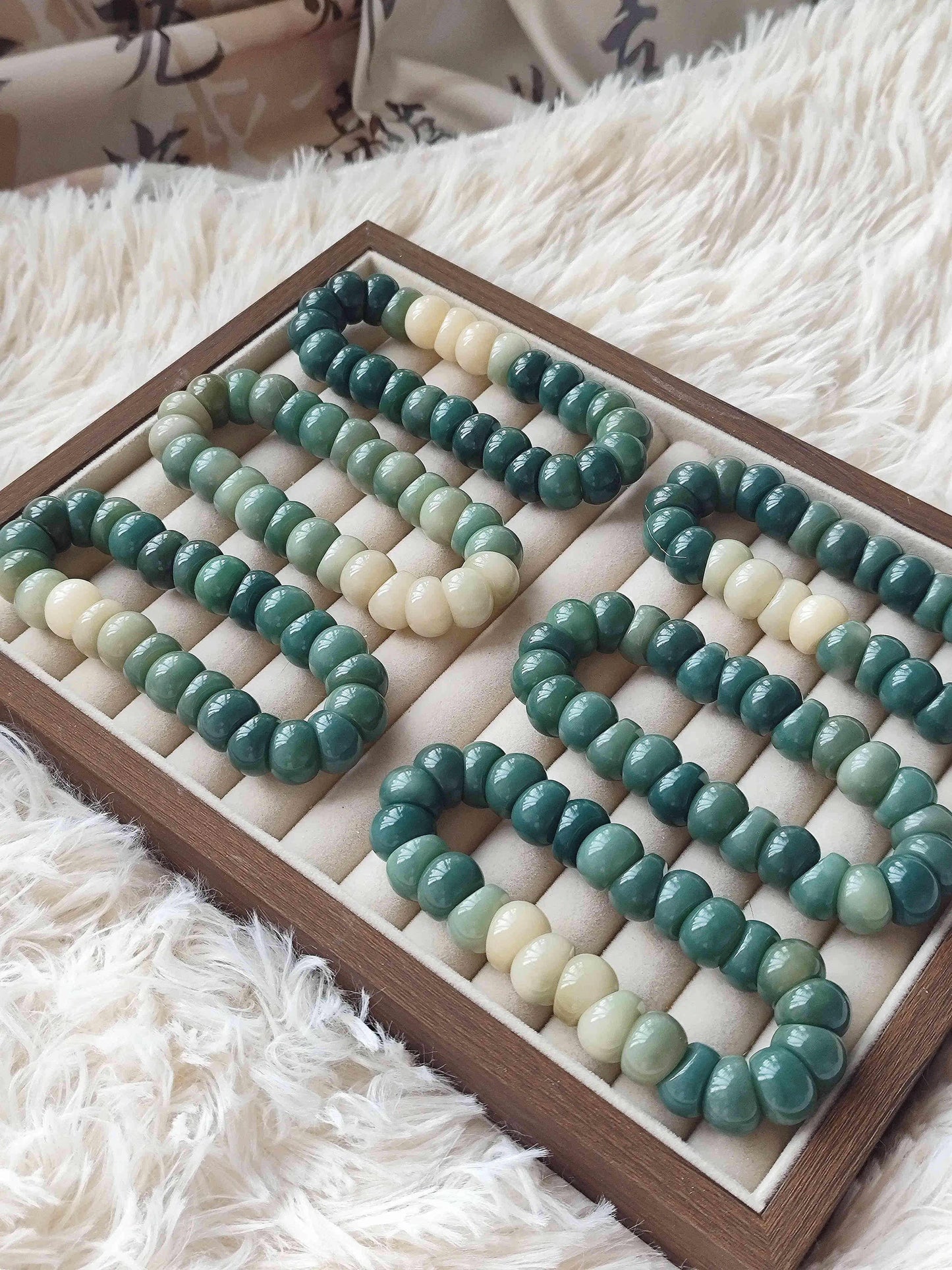 Green Series Garlic Bodhi Bracelet