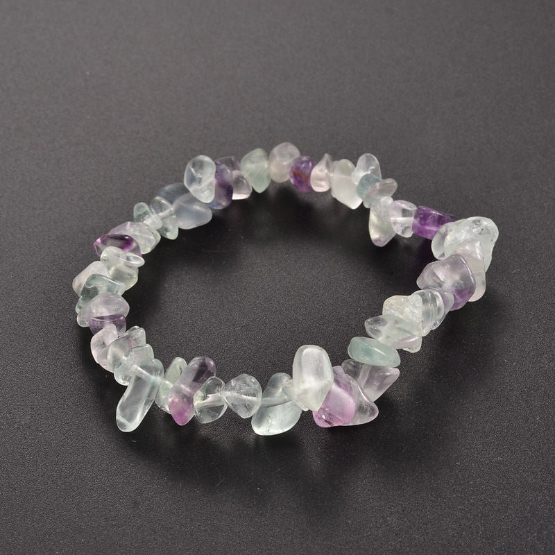 Wear FengShui Amethyst Lazurite Various Crystal Stone Healing Positive Bracelet