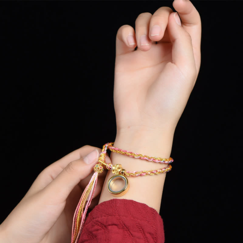 Wear FengShui Tibetan Handmade Luck Colorful String Single Double Wrap Braided Bracelet