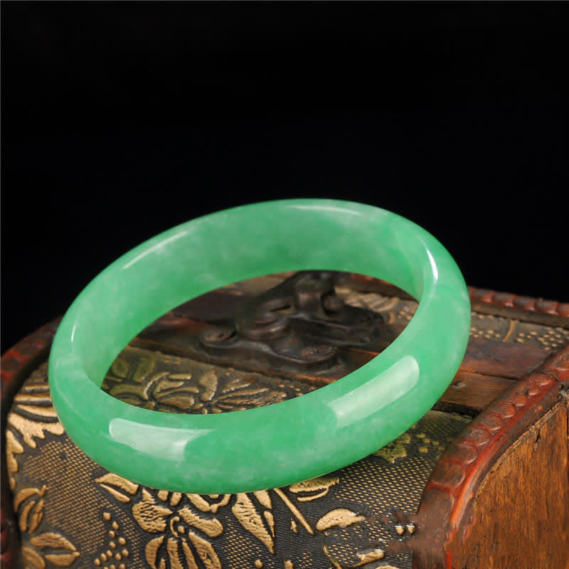 Wear FengShui Jade Healing Abundance Protection Bracelet Bangle
