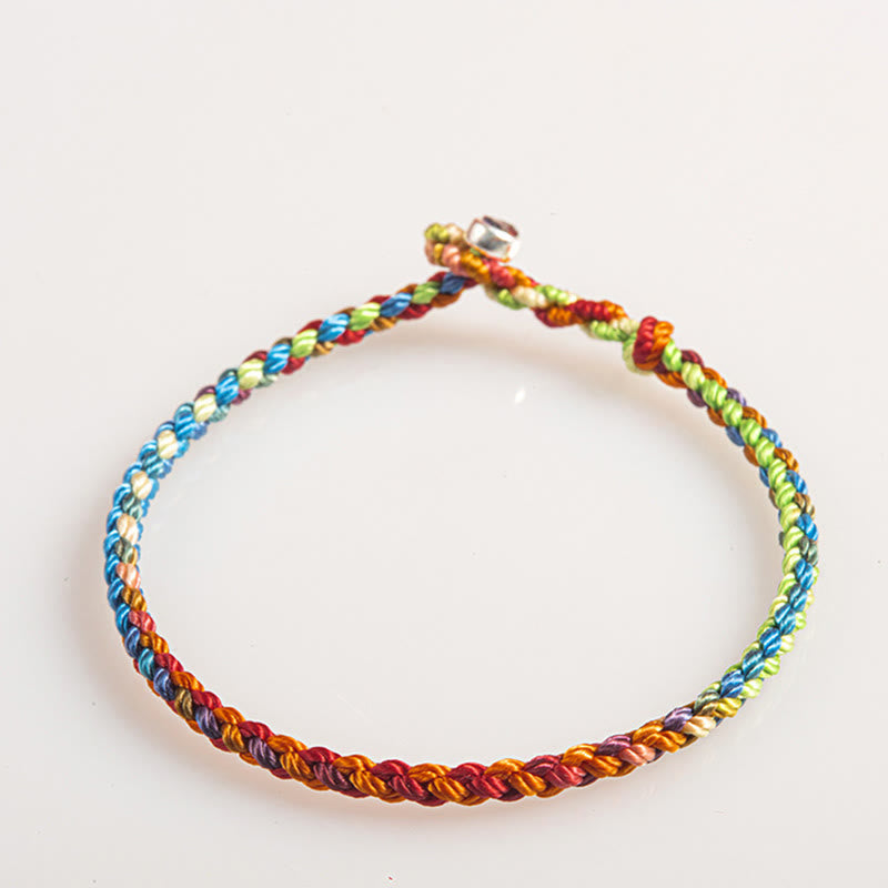Wear FengShui "May you be blessed with peace and safety in all four seasons" Lucky Multicolored Bracelet