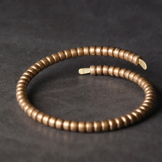 Wear FengShui Vintage Design Copper Balance Adjustable Cuff Bracelet