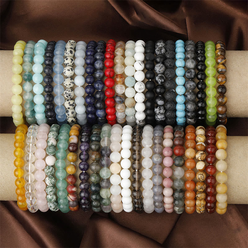 Wear FengShui Natural Stone Quartz Healing Beads Bracelet