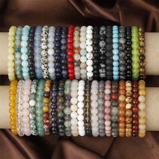 Wear FengShui Natural Stone Quartz Healing Beads Bracelet