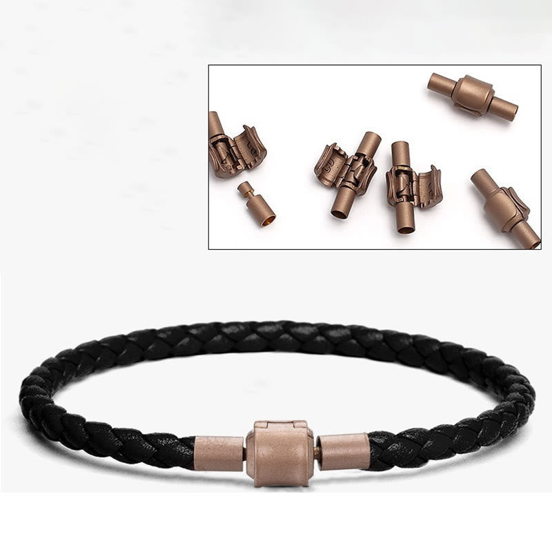 Wear FengShui Vintage Leather Rope Luck Braid String Bracelet