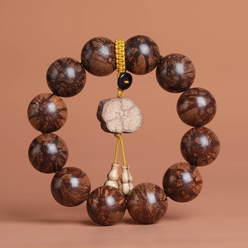 Wear FengShui Plum Blossom Wood Inner Peace Bracelet