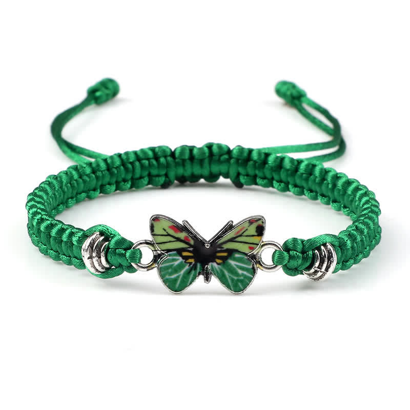 Wear FengShui Butterfly Freedom Love String Charm Bracelet