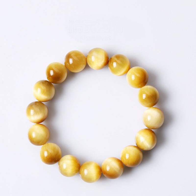 Wear FengShui  Anxiety Stress Healing Crystal Tiger Eye Bead Bracelet