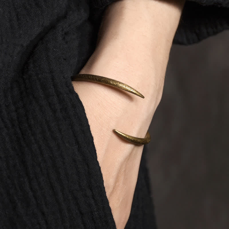 Wear FengShui Simple Design Copper Luck Adjustable Cuff Bracelet