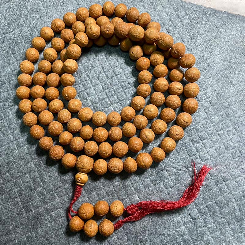 Wear FengShui 108 Mala Beads Nepal Bodhi Seed Luck Wealth Tassel Bracelet