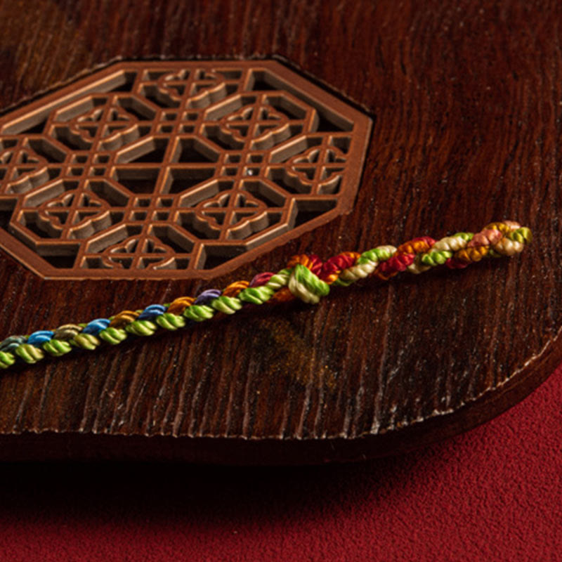 Wear FengShui "May you be blessed with peace and safety in all four seasons" Lucky Multicolored Bracelet
