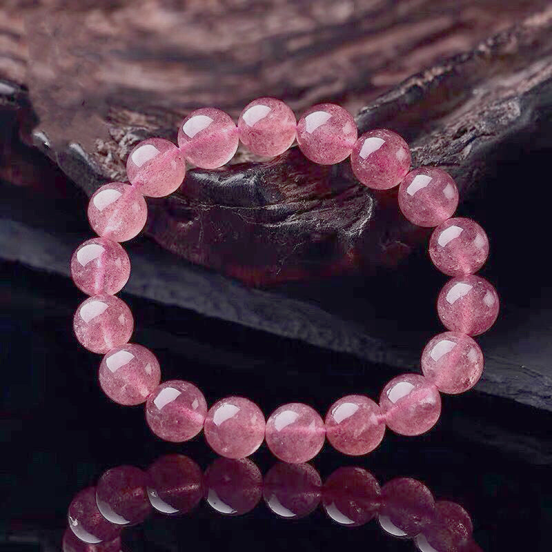 Wear FengShui Natural Rose Quartz Love Caring Bracelet