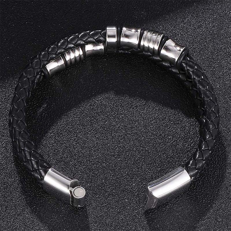 Wear FengShui Layered Leather Weave Fortune Bracelet