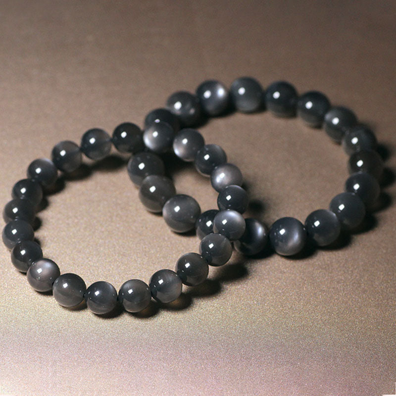 Wear FengShui Natural Moonstone Positive Love Beads Bracelet