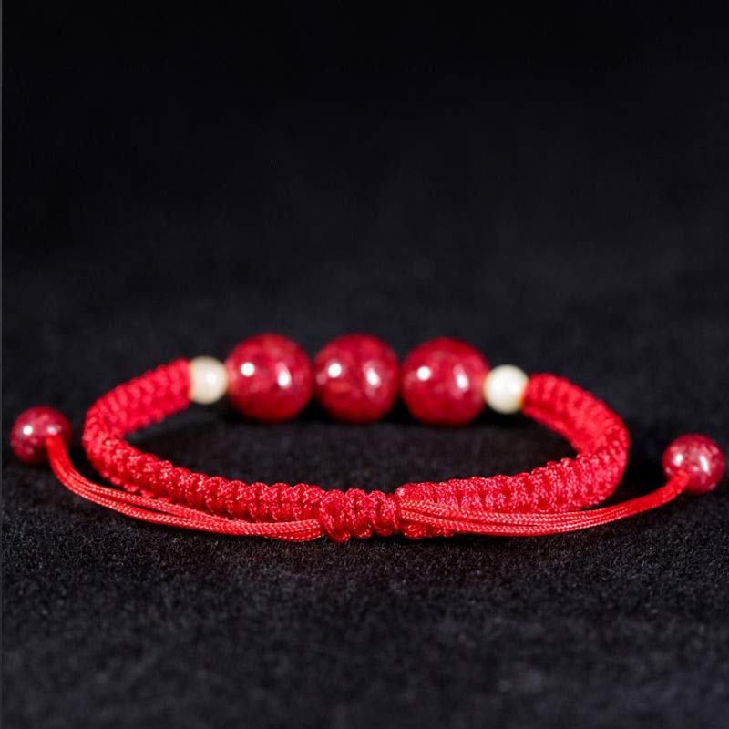 Wear FengShui Cinnabar Blessing Red String Bracelet For Kids