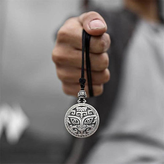 Wear FengShui Lucky FengShui Mythological Creature Taotie Wealth Necklace Pendant