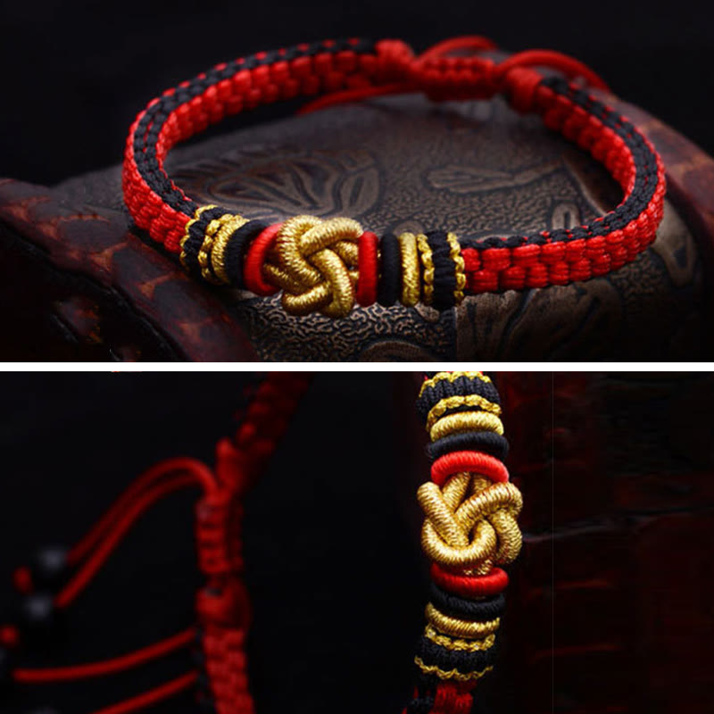 Wear FengShui Colorful Rope True Love Knot Luck Handmade Bracelet