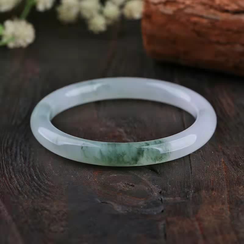 Wear FengShui Jade Abundance Luck Blessing Bracelet Bangle