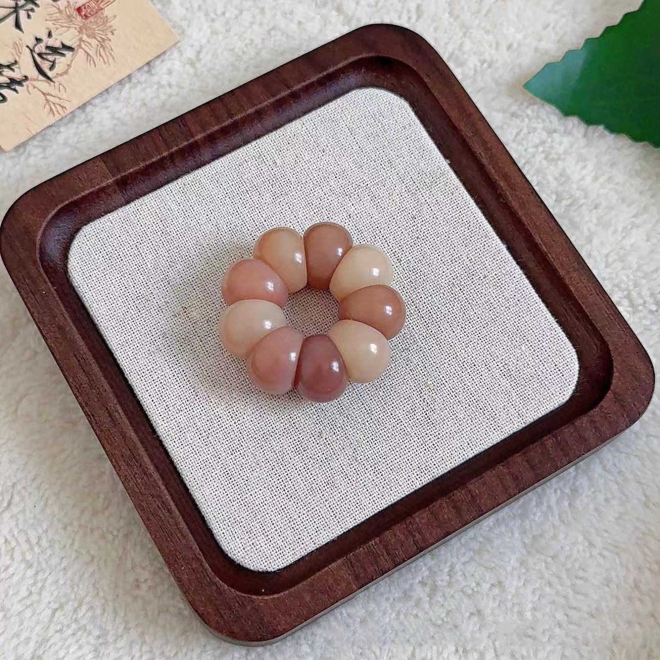 Adorable Mini Garlic Clove and Mangosteen Handheld Charms，Multiple Colors Available