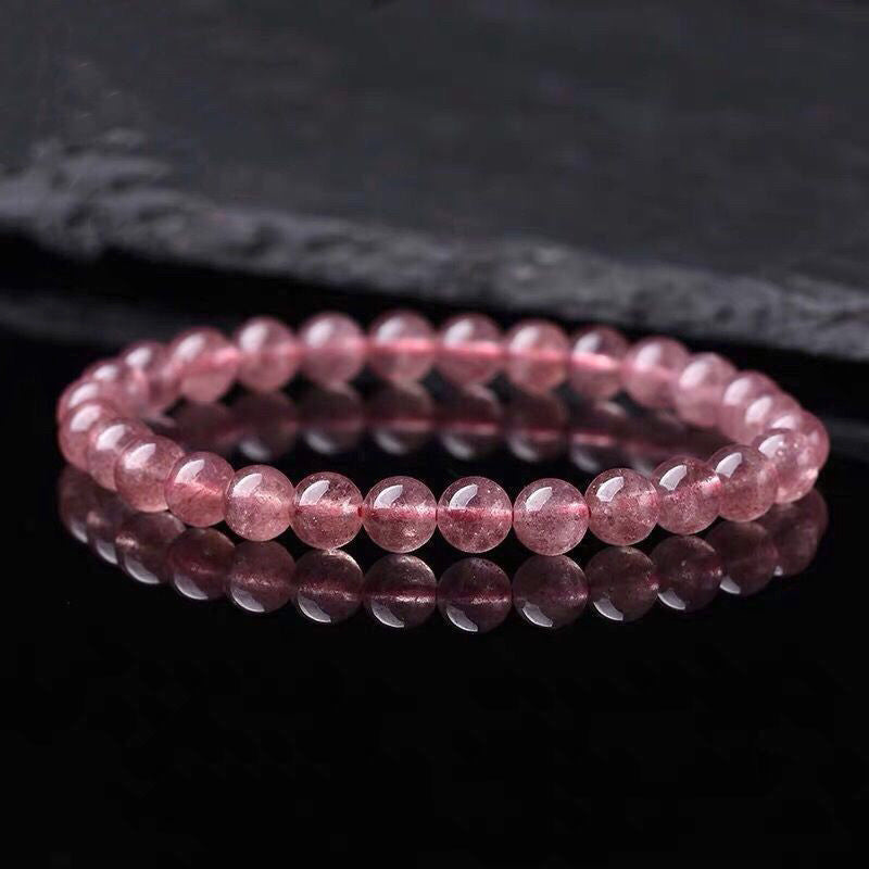 Wear FengShui Natural Rose Quartz Love Caring Bracelet