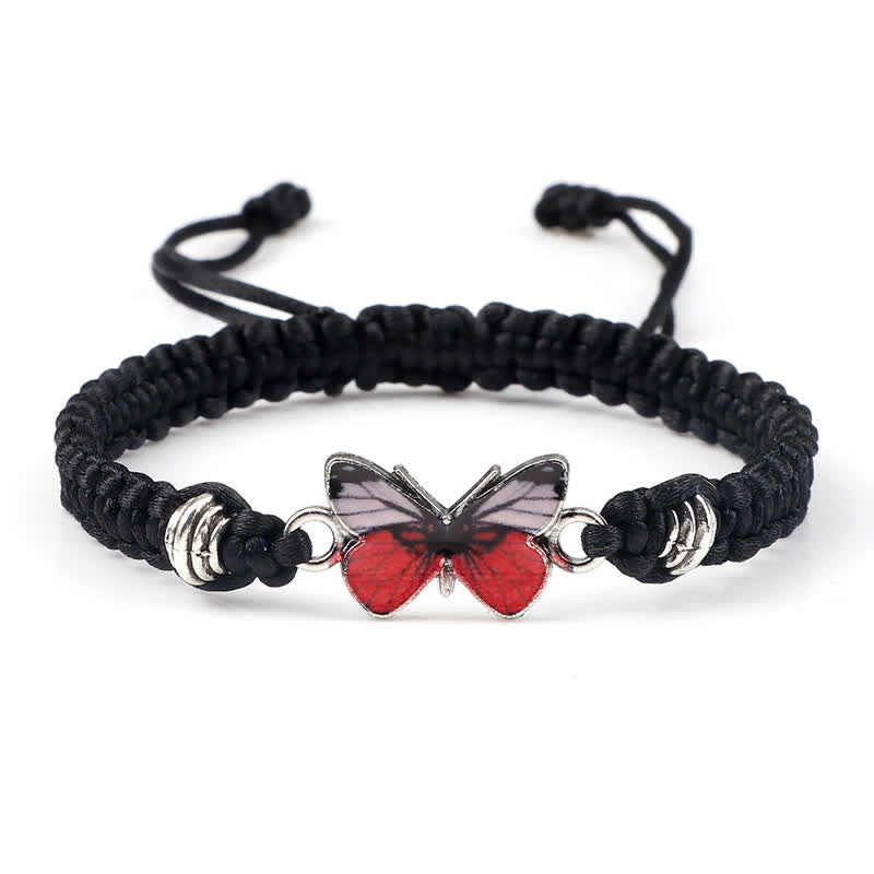 Wear FengShui Butterfly Freedom Love String Charm Bracelet