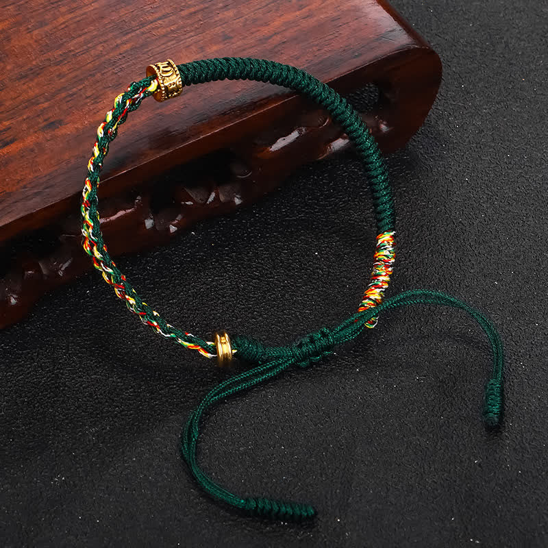 Wear FengShui Om Mani Padme Hum Protection Luck String Bracelet