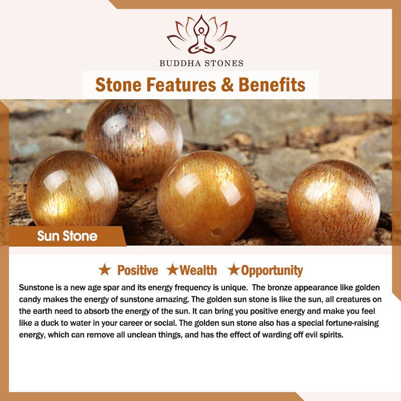 Wear FengShui You Are Amazing Rhyolite Sun Stone Positive Bracelet