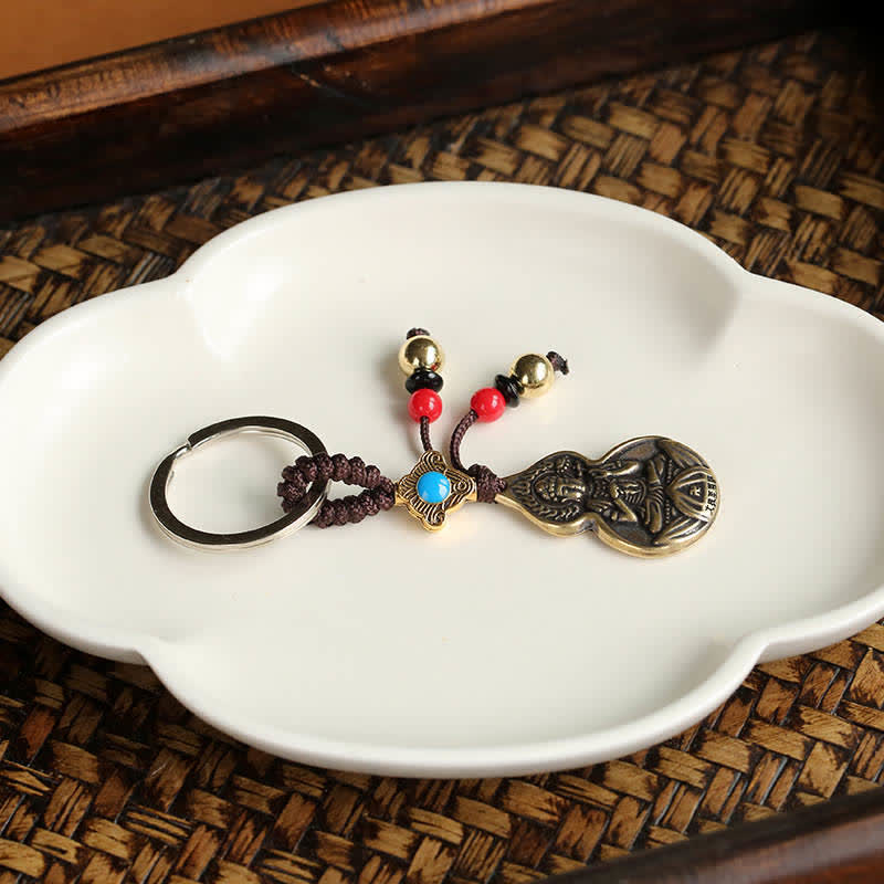 Wear FengShui  Mahasthamaprapta Bodhisattva Buddha Blessing Keychain