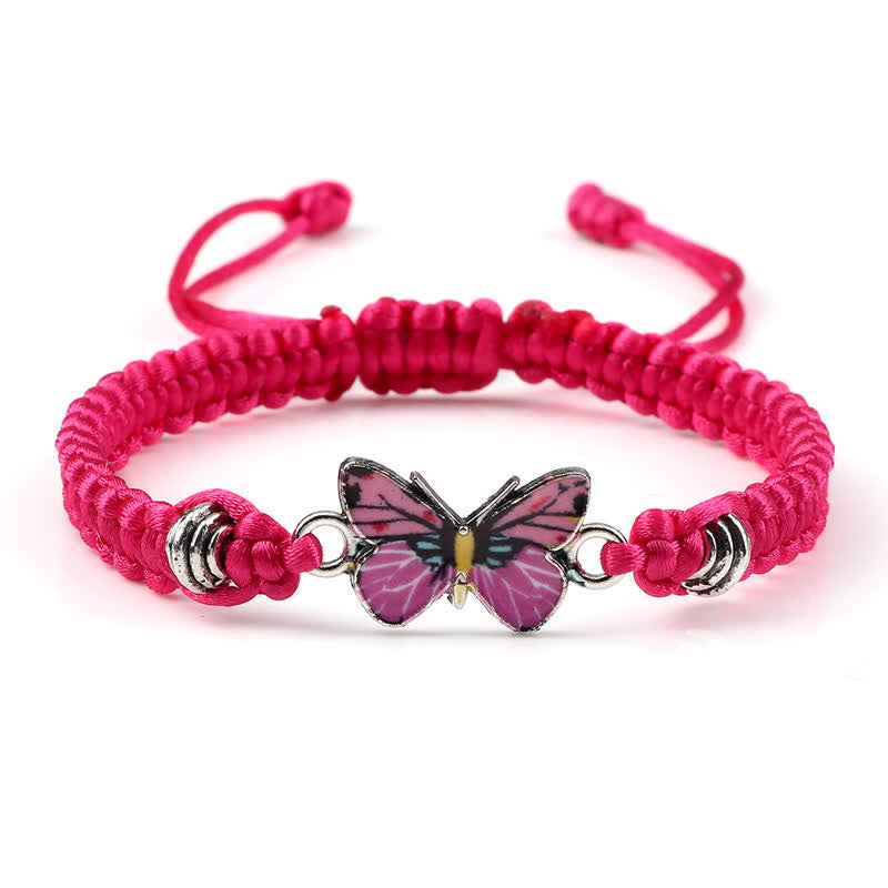 Wear FengShui Butterfly Freedom Love String Charm Bracelet