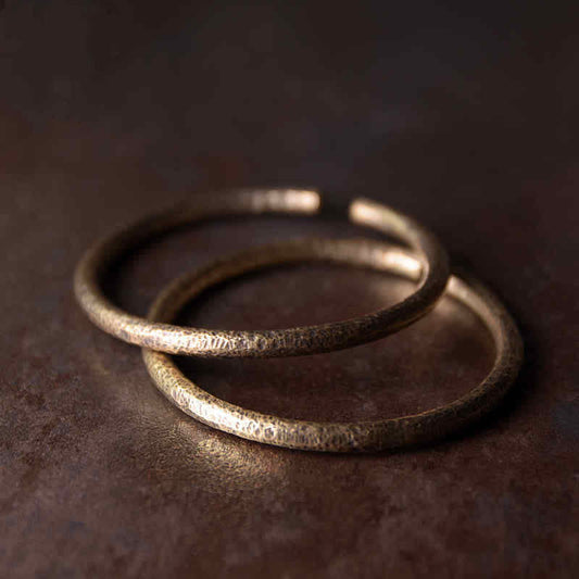 Wear FengShui Rustic Design Copper Balance Adjustable Cuff Bracelet