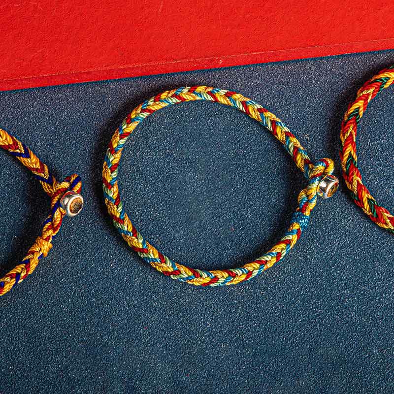 Wear FengShui "May you be safe and sound all year round" Lucky Multicolored Bracelet