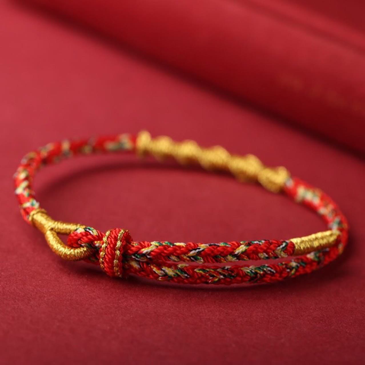 Wear FengShui Handmade Chinese Zodiac Natal Buddha Protection Strength Braided String Bracelet