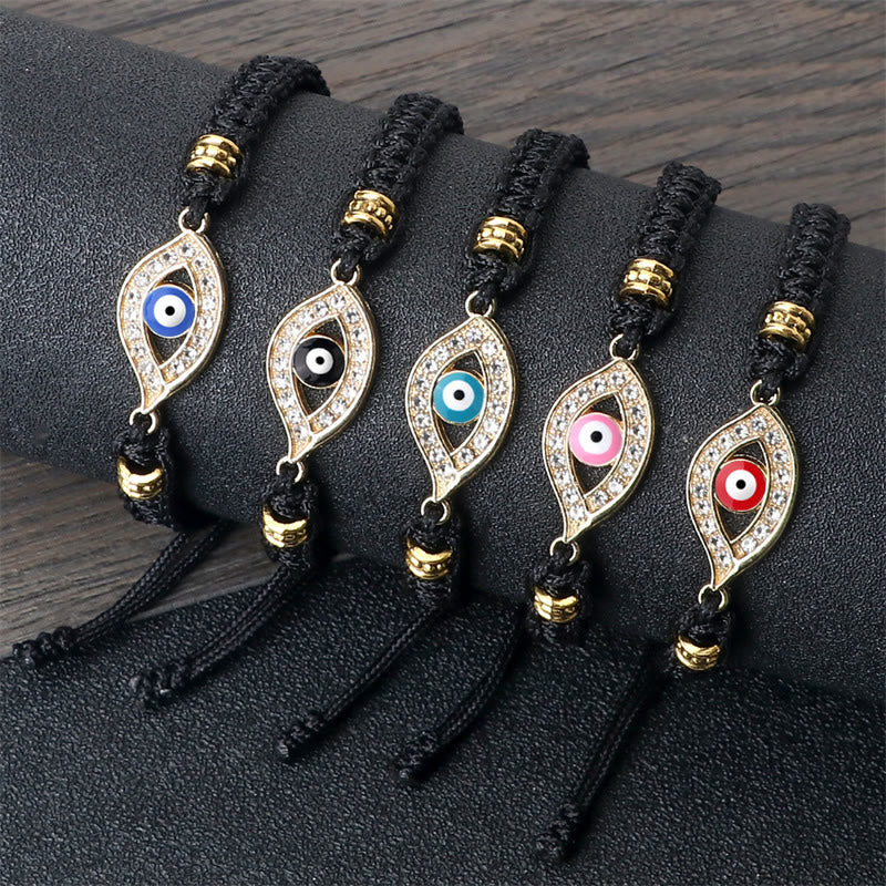 Wear FengShui Evil Eye Keep Away Evil Spirits String Bracelet