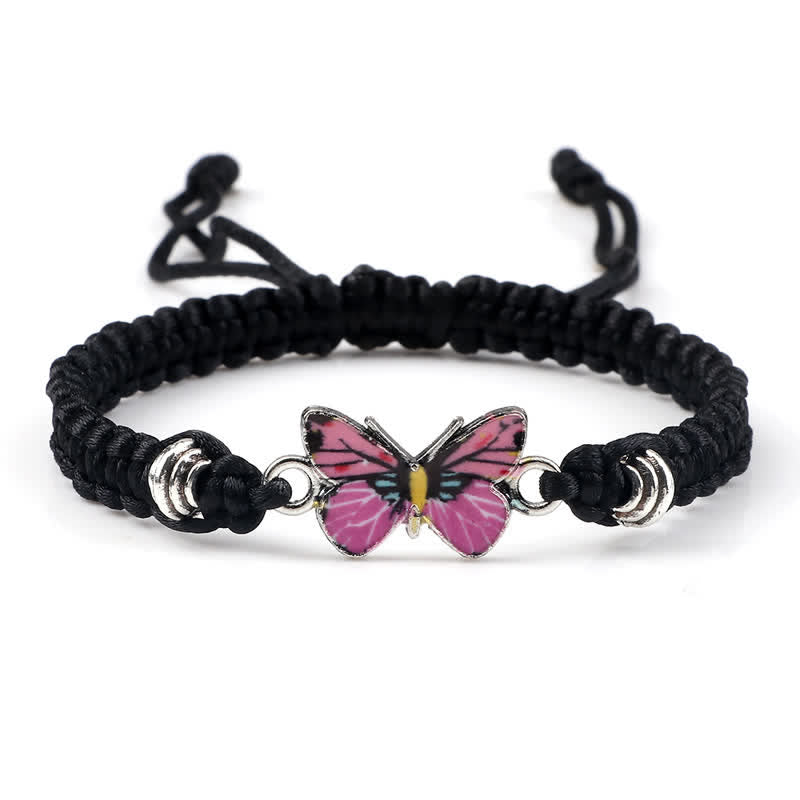 Wear FengShui Butterfly Freedom Love String Charm Bracelet