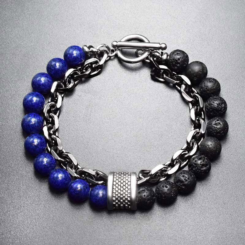 Wear FengShui Natural Tiger Eye Lazurite Protection Bracelet