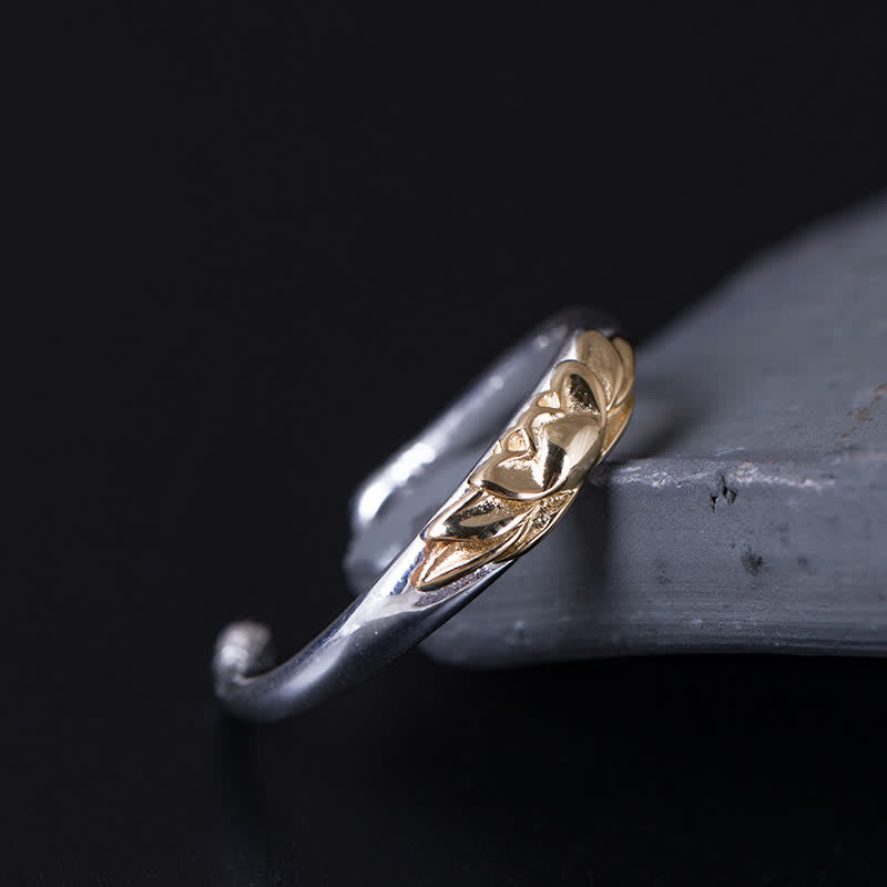 Wear FengShui 925 Sterling Silver Lotus Flower New Beginning Ring