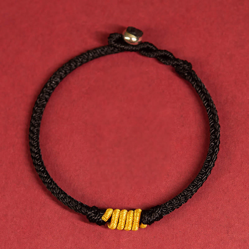 Wear FengShui Handcrafted King Kong Knot Luck Protection Braid Rope Bracelet