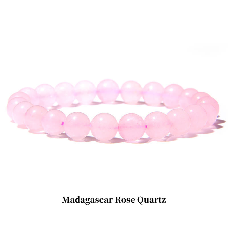 Wear FengShui Natural Stone Quartz Healing Beads Bracelet