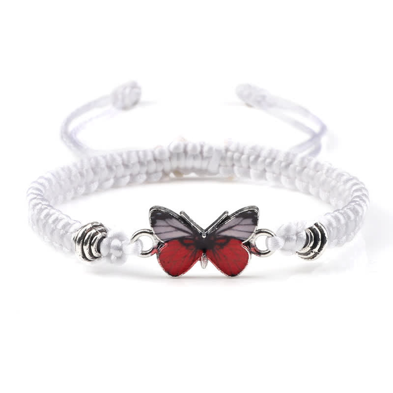 Wear FengShui Butterfly Freedom Love String Charm Bracelet
