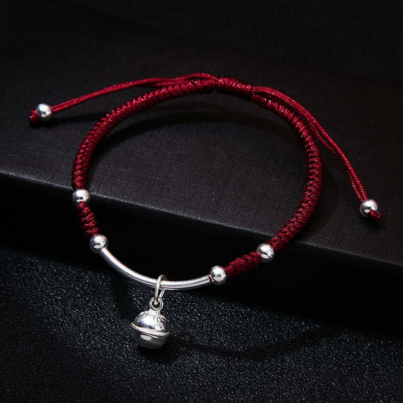 Wear FengShui FengShui Lucky Red String Bell Bracelet