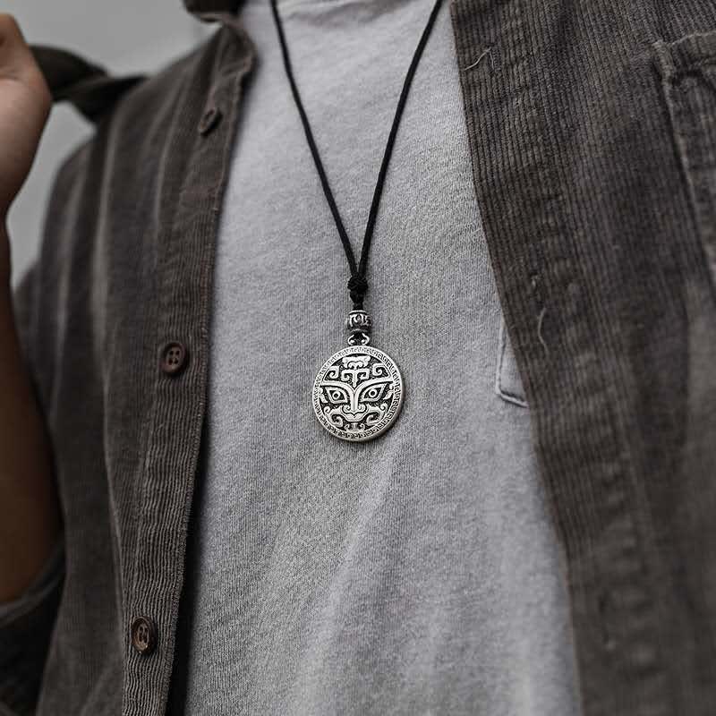 Wear FengShui Lucky FengShui Mythological Creature Taotie Wealth Necklace Pendant