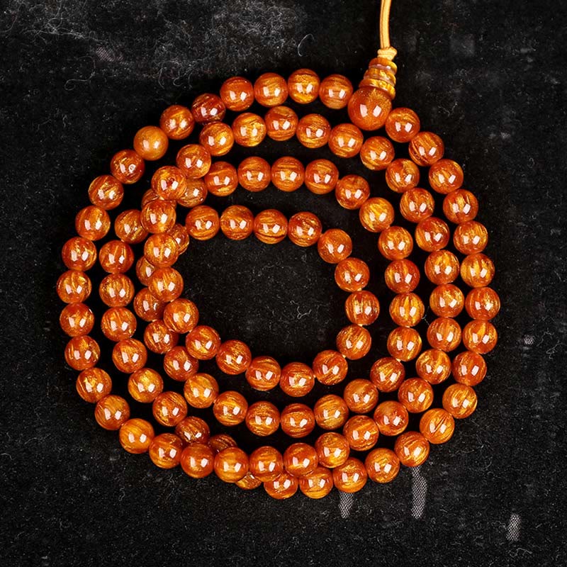 Wear FengShui Golden Sea Willow Success Positive Bracelet Mala